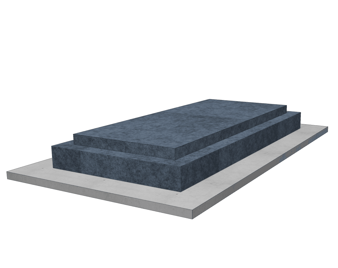 Acudia 1 Monument funéraire en granit livré et posé dans toute la France