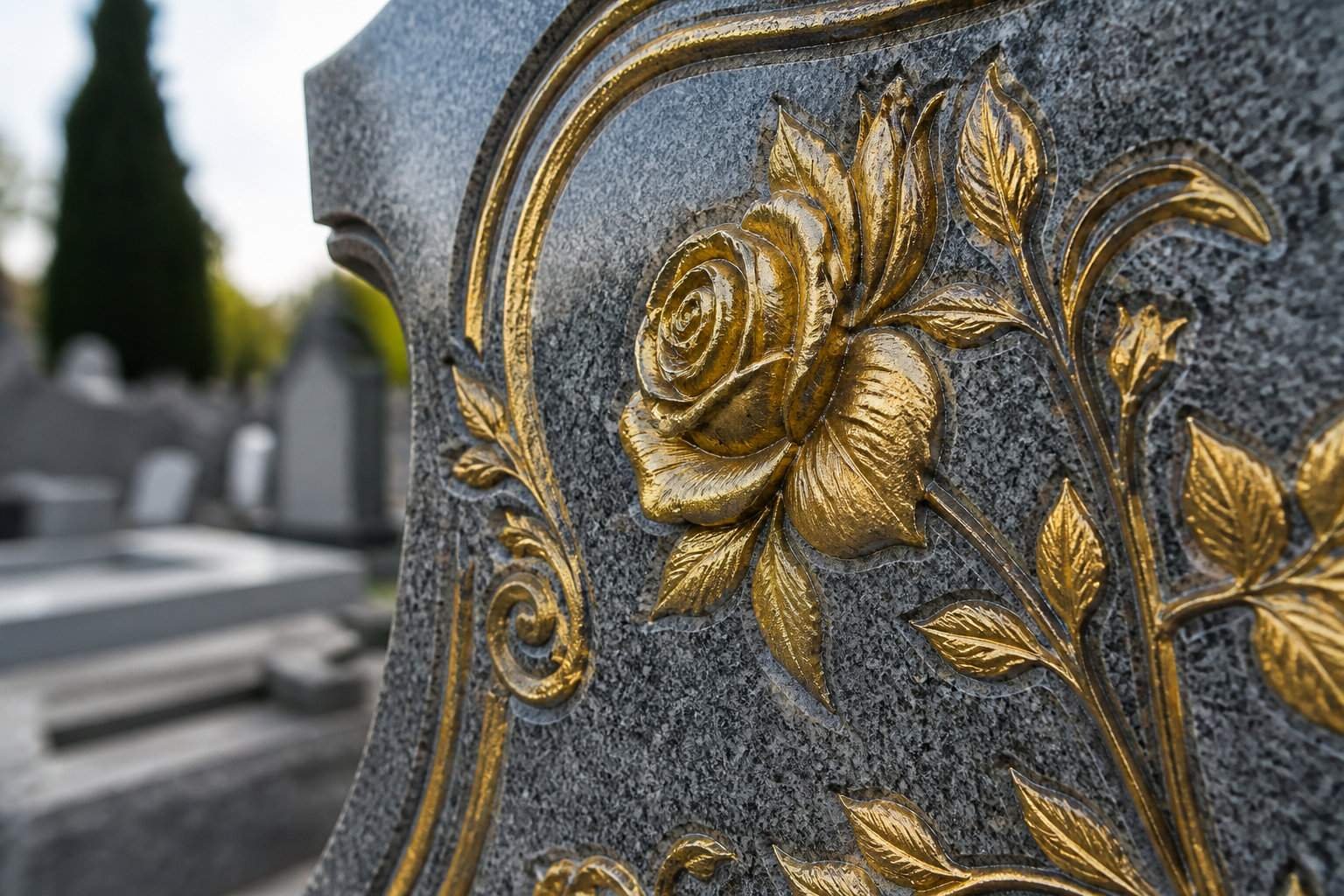Esthétique et rendu des gravures sur monument funéraire