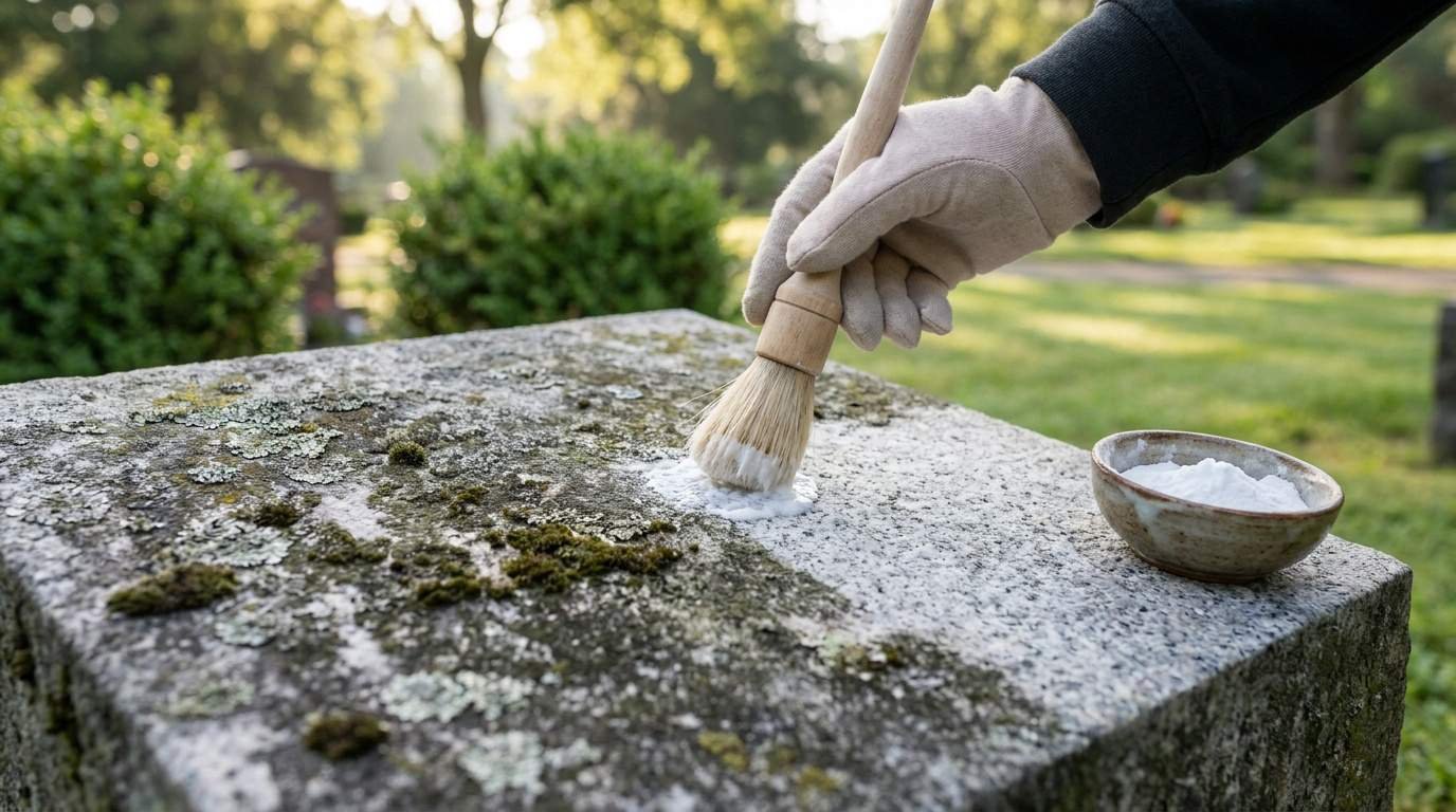Vous consultez actuellement Utiliser le bicarbonate pour le nettoyage d&rsquo;une pierre tombale