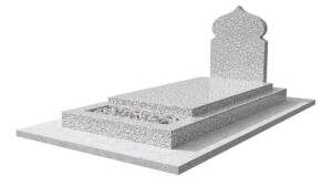 Pierre Tombale Musulmane Blida 14 Pierre tombale musulmane en granit Blanc