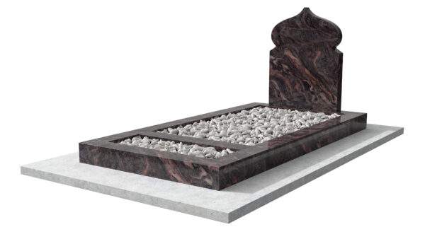 Pierre Tombale Musulmane en granit Himalaya