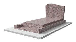 Pierre Tombale Classique en granit rose Porrino