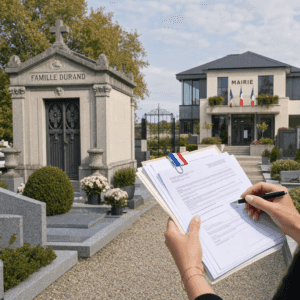 Formalités d'achat d'une concession funéraire dans un cimetière